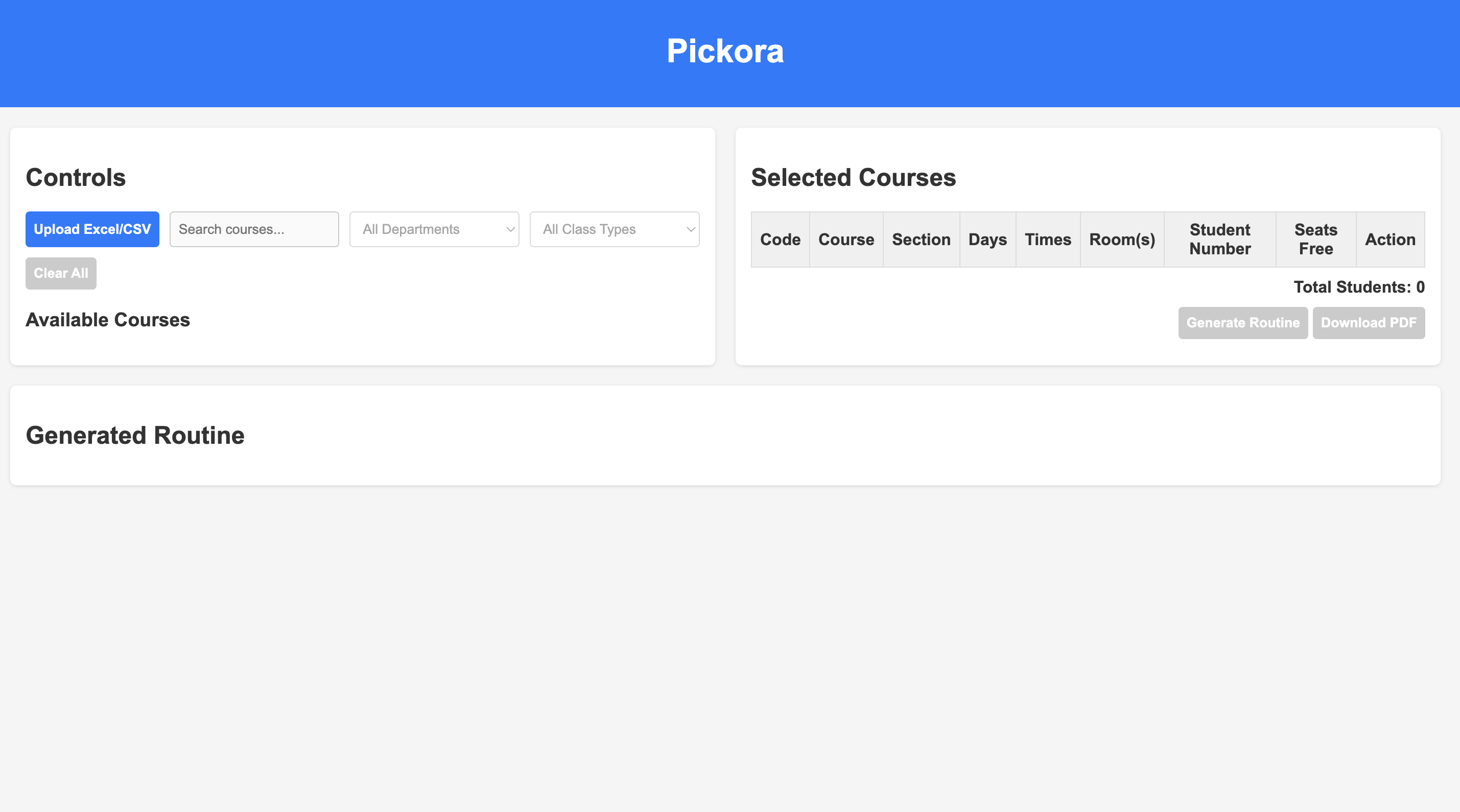 Course Registration System